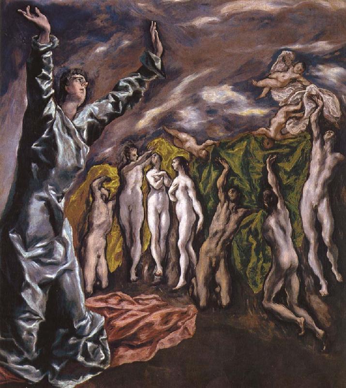El Greco The Vision of St John Germany oil painting art
